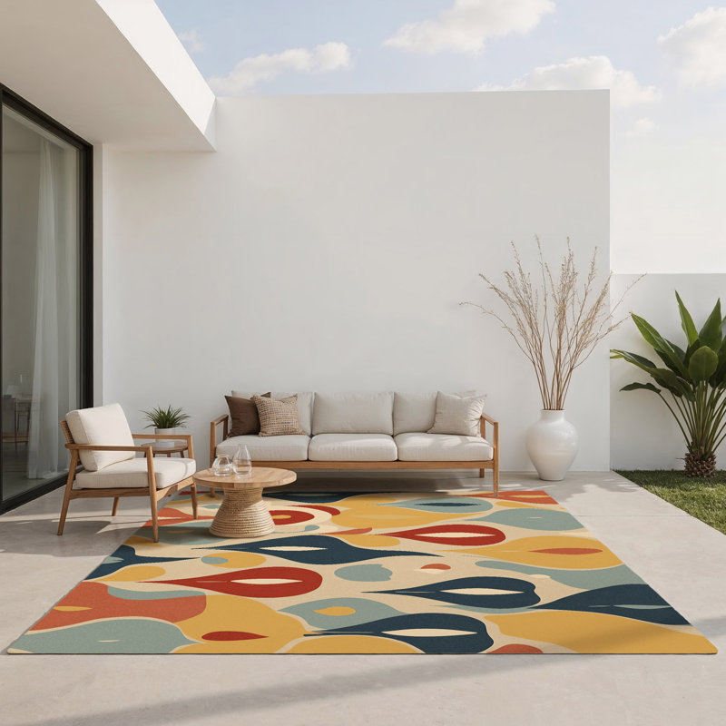 Tapis intérieur et extérieur L pop, Rectangle 9 pi x 12 pi
