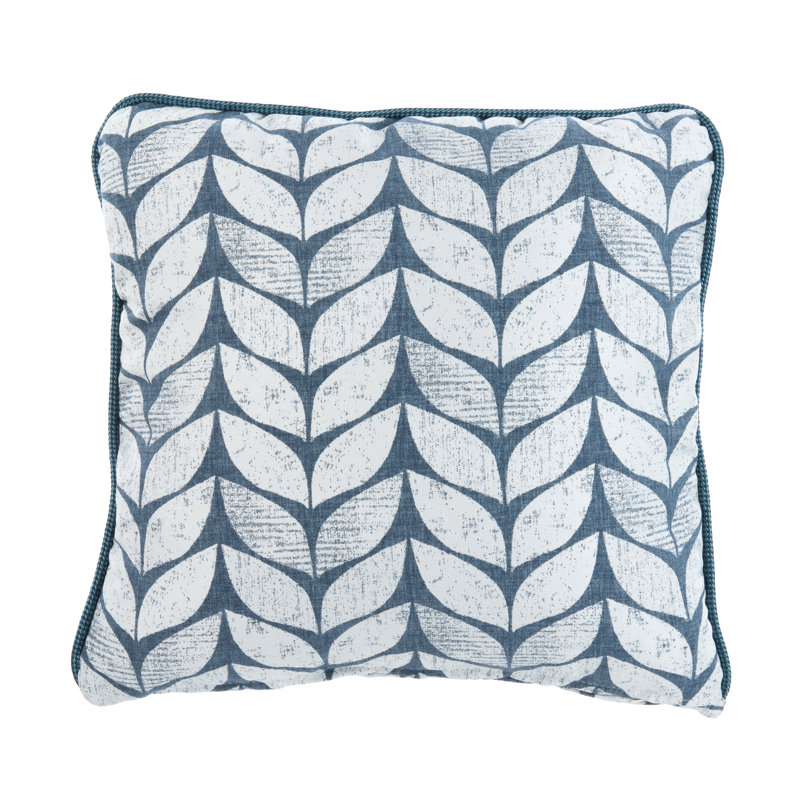 Heanor Abstract Square Cushion, Yellow