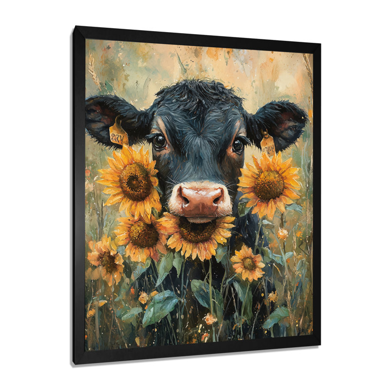 Donzel - Animals Wall Art Prints, Black, 20" H x 12" W, Single Picture Framed Print