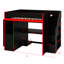 Lit mezzanine Gaming avec bureau intégré, grand espace de rangement et éclairage ambiant à DEL-1656771609
