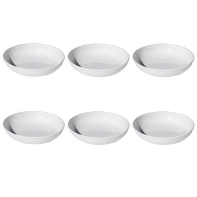 Madison NewWave Melamine Low Bowl - White - 8.8"