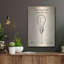 Art mural en métal Luxe Lamp Art-675303718