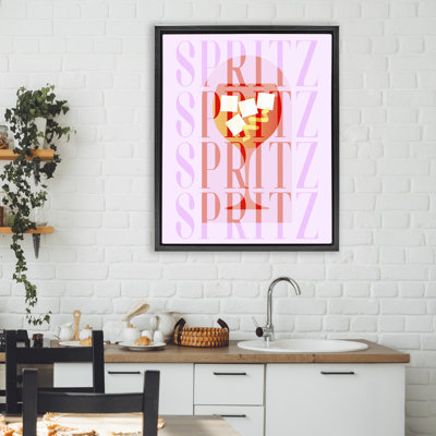 Cadre flottant rétro pastel Spirz, design par Lil 'Rue
