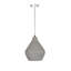 Kennsie Concrete Resin Pendant Light, Light Stone gray