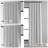 Faux Linen Thermal Blackout Curtains for Bedroom & Living Room Curtains - Single Panel Drapes (1 Panel)-1270076468-1270076471