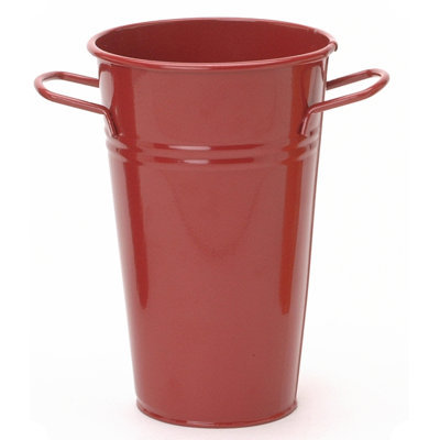 Enameled Galvanized Table Vase