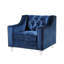 Fauteuil club en velours capitonné en velours-530029840