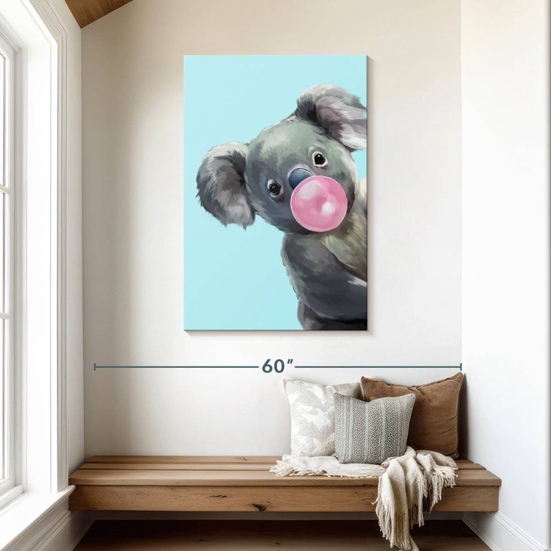 Ketti Koala Bubble Gum II, 45" H x 30" W