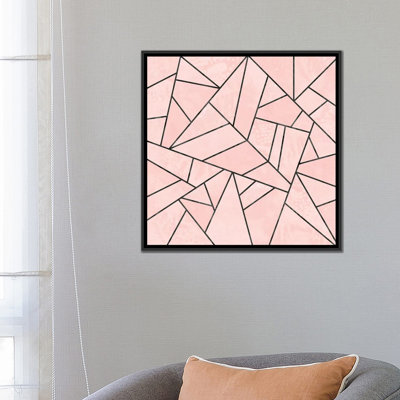 « rose stone » par elisabeth fredriksson, reproduction d’impression sur toile tendue