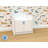 Szn02 bedside table, white handle