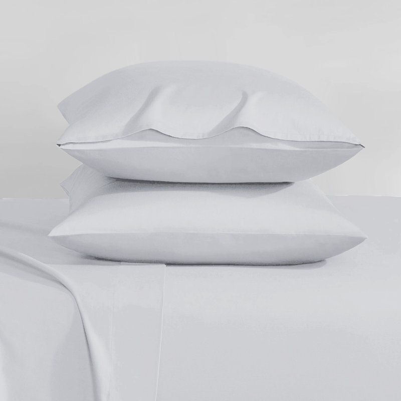 Microfiber Pillow Cases – Soft & Breathable (Set of 2), Silver