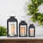 Modern Metal Lantern (Set of 3)-577174997