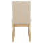 Ensemble de table de salle à manger extensible 5 pièces en bois et 4 chaises rembourrées Trexm
