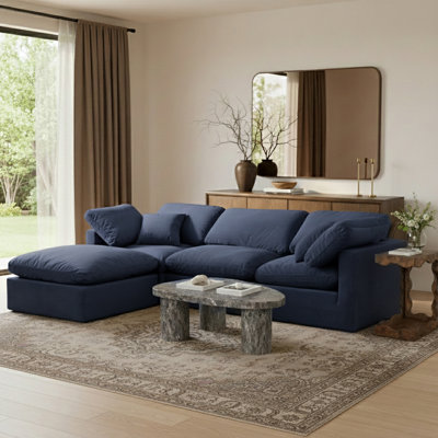 Canapé modulaire en L 4 pièces Itala