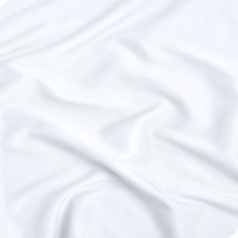 Ensemble de drap-housse en microfibre avec taie d'oreiller   , Blanc, Drap-housse pour lit double avec 2 taies d'oreille