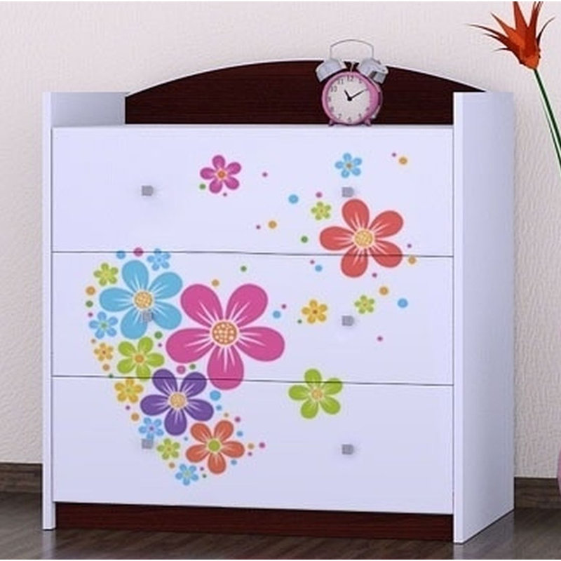 Norden 3 Drawer Chest, Dark Brown