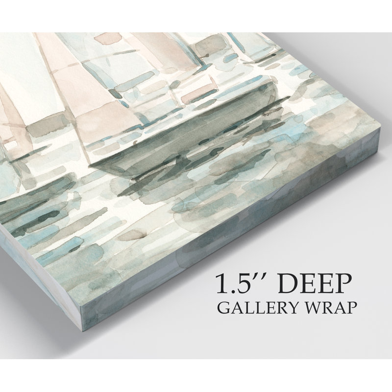 «Soft Sail I», reproduction sur toile, H 27 po x l 18 po x P 1 po, Toile tendue