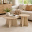 Ensemble de tables basses gigognes de style rétro-130837462