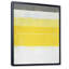«Yellow Meets White Abstract Bands», reproduction d'art moderne et contemporaine sur toile-4976858-4976855