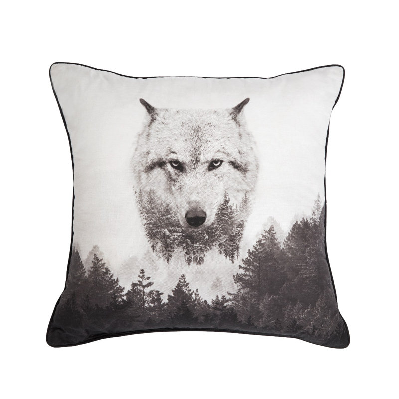 Valarie Animal Print Square Cushion