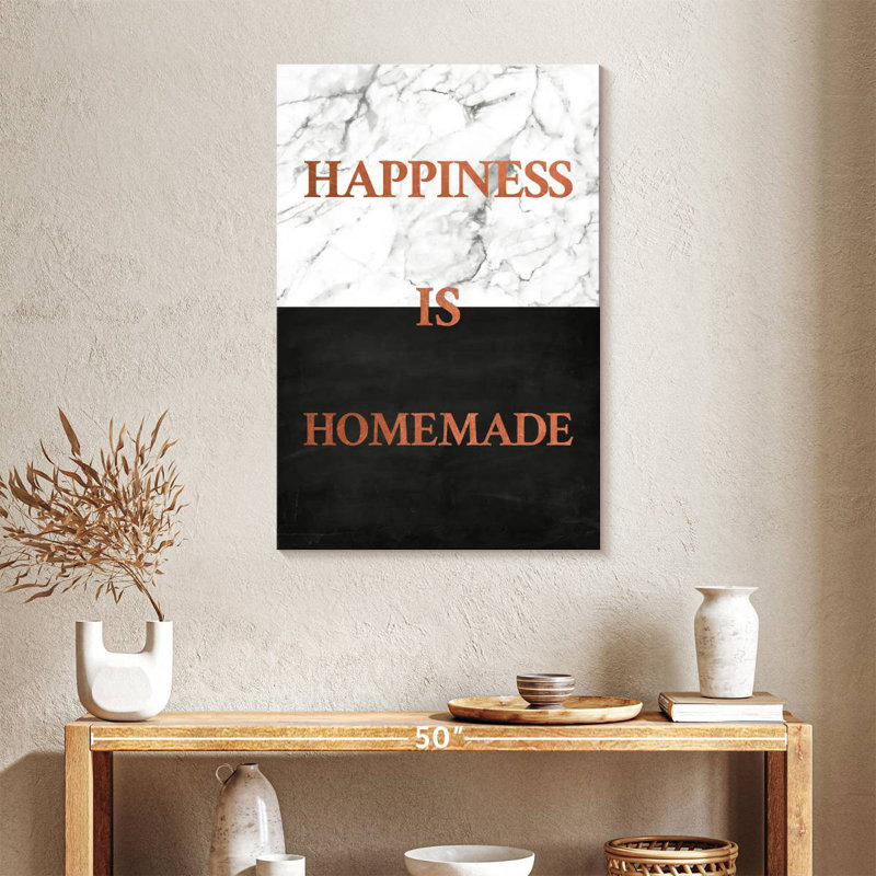Happiness Is Homemade Typography I