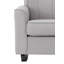 Chaise berçante en lin