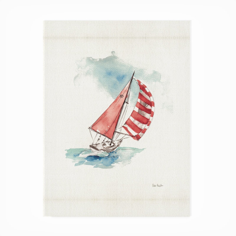 Randolf Lisa - Toile d'extérieur «In the Moment II», H 47 po x l 35 po x P 1,5 po
