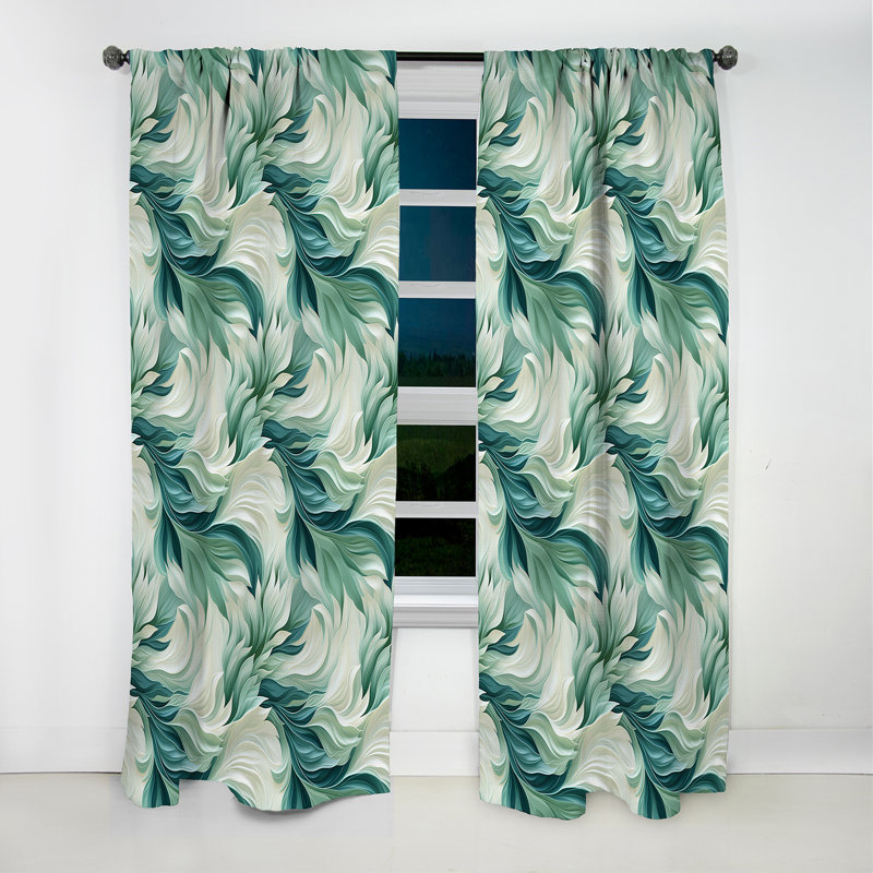 Motif tropical Seaframe Serenity, L 52 po x L 63 po