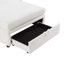 Canapé-lit moderne avec rangement dissimulé et coussins-129584409