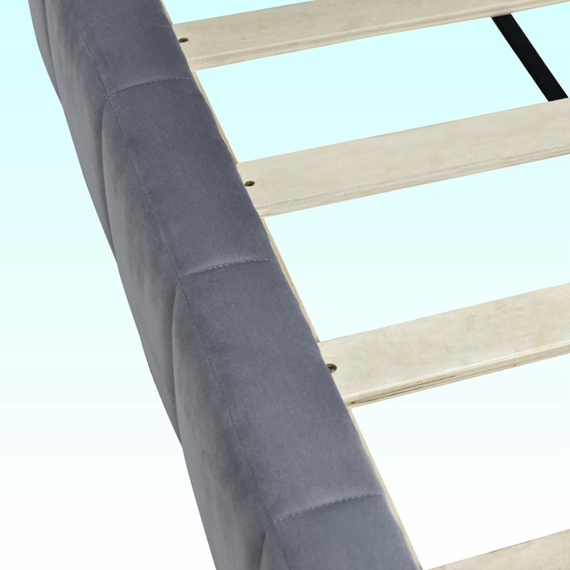 Upholstered Daybed, Gray