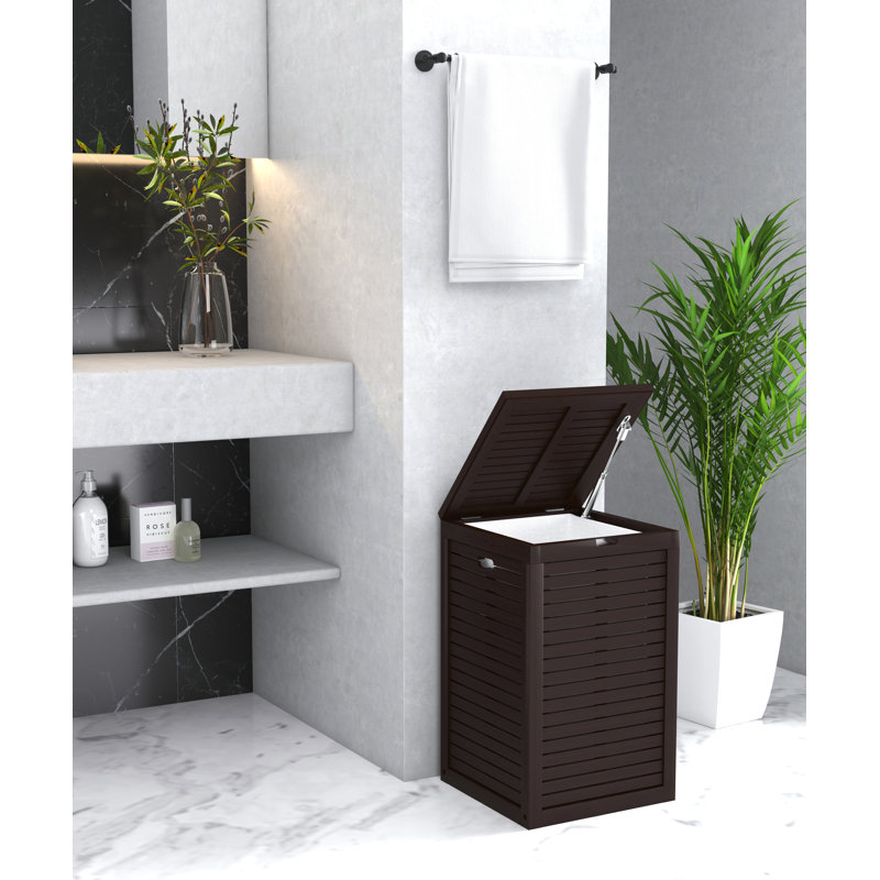 Spa Laundry Hamper, Medium (22" H x 13.75" W x 13.75" D)