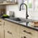 Karran Drop-in Quartz Composite 33'' X 22'' 1-Hole 50/50 Double Bowl Kitchen Sink