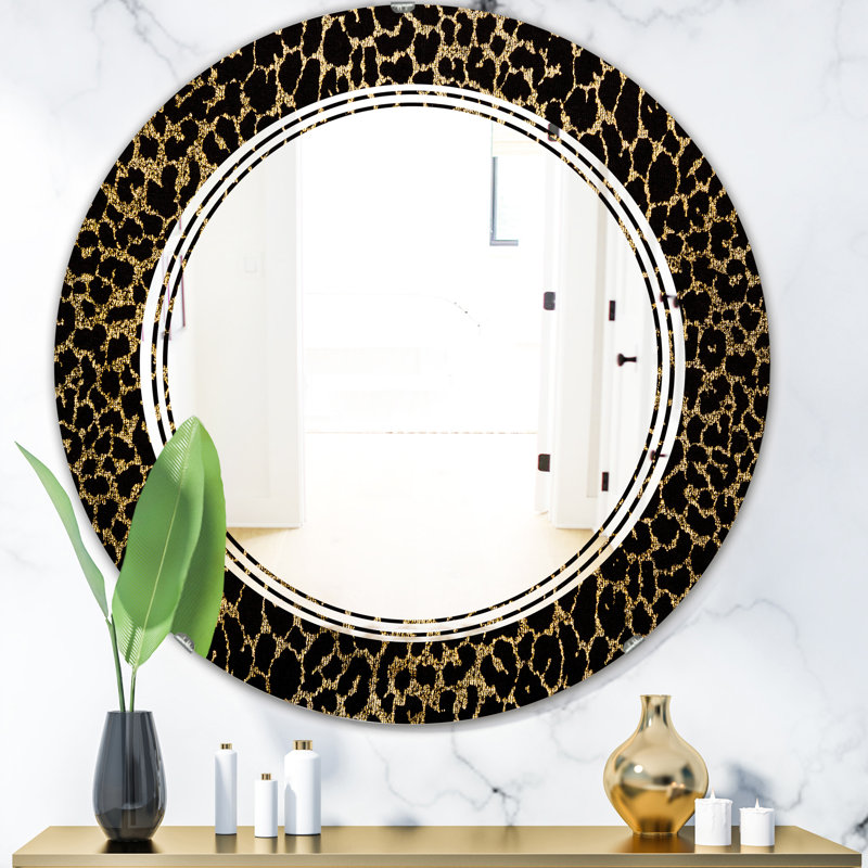 Miroir mural Triple V, H 23,6 po x l 23,6 po, Triple C abstrait