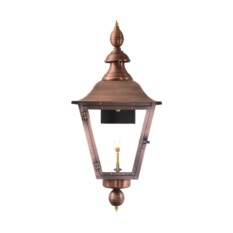 Oak Alley Outdoor Wall Lantern, 36" H x 22" W x 18" D