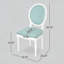 Chaise d'appoint en velours French Country-1956162083-1956162089