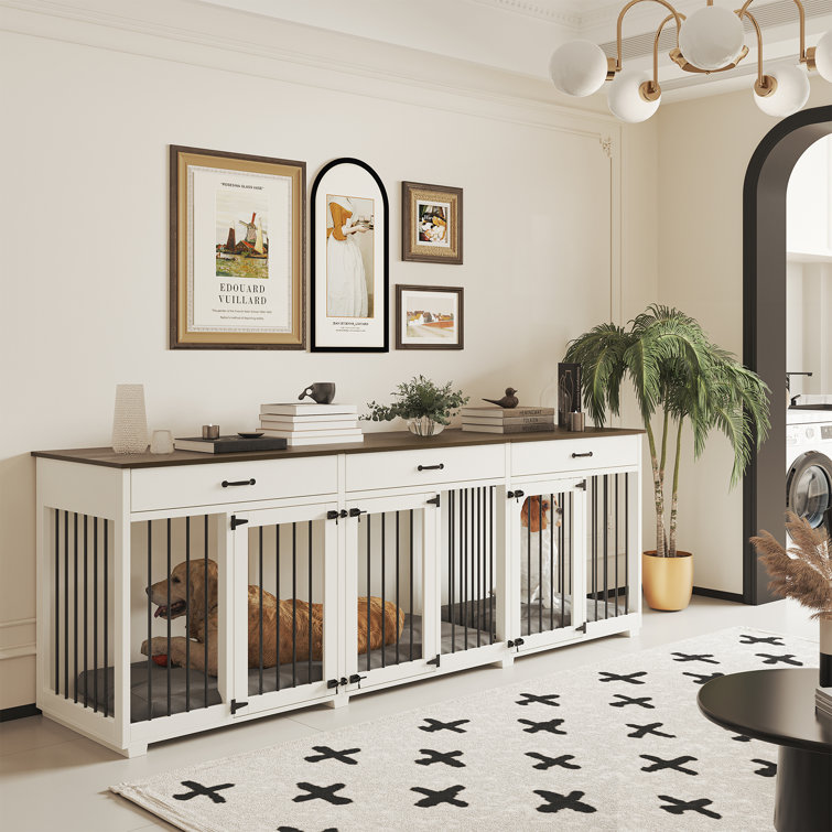 https://assets.wfcdn.com/im/37847194/resize-h755-w755%5Ecompr-r85/2511/251126257/Dog+Crate+Furniture+Indoor+Wood+Dog+Kennel+Cages+With+2+Divider%2C+3+Draws+And+3+Doors+With+Locks%2C+95%22X23.6%22X31.5%22H.jpg