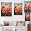 «Mauve Wildflowers Symphony Meadow», reproduction sur toile-68132157-68132158