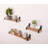 Turbotville 3 Piece Solid Wood Floating Shelf