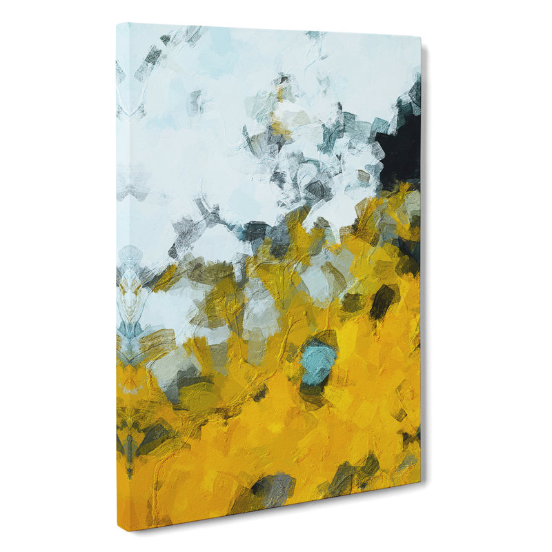 By The End Abstract - Wrapped Canvas, 76cm H x 50cm W x 3cm D