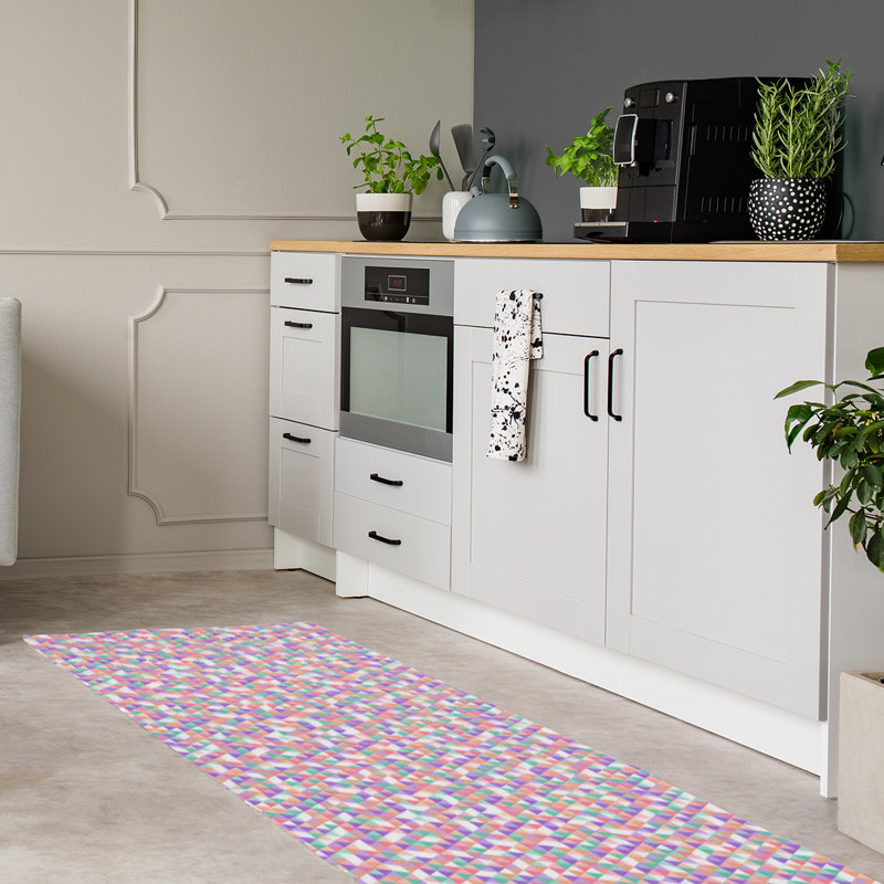 Chenille Geometric Indoor Rug, Runner 2'6" x 8'