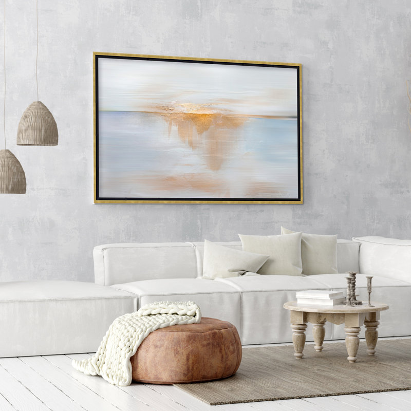 Abstract Sea Sun, 36" H x 48" W