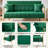 Maddison 56.5'' Velvet Loveseat Sofa with Two Pillows-671390818