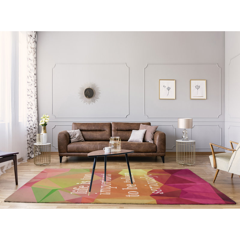 Tapis en poly-chenille en simili levity quoted, Rectangle 9 pi x 12 pi