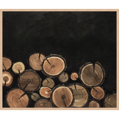 Splitting Wood 1 Print by Art House Studios