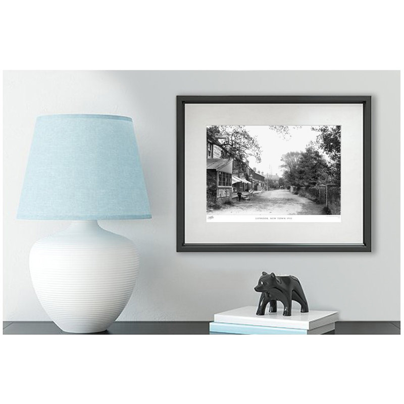 Liphook, New Town 1911 by Francis Frith - Single Picture Frame Print, 28cm H x 36cm W x 2.3cm D