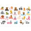 Murale pelez et collez de qualité supérieure - Alphabet animal-2092674499