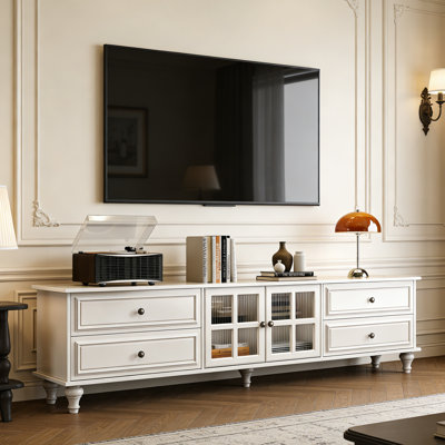 Meuble télé rétro et minimaliste