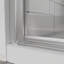 Porte de douche pliante sans cadre Ivy l 32 po x H 72 po avec verre trempé transparent 1/4 po-121344296