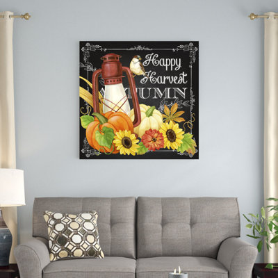 «Harvest Greetings IV» par Jane Maday - reproduction d'art sur toile tendue