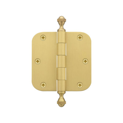 3.5'' x 3.5'' Brass Butt Bearing Hinge
